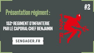 Caporal Chef Benjamin 152e Régiment dinfanterie [upl. by Enyehc]