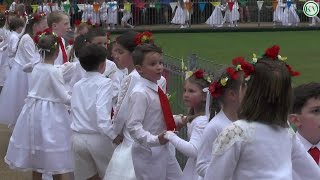 Helston Flora Day 2017 Childrens Dance [upl. by Hannad]