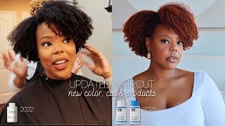 Natural Hair Vlog  New YEAR New Heart Shaped Curly Cut  Natural Hair Journey 2024  K18 [upl. by Paquito]