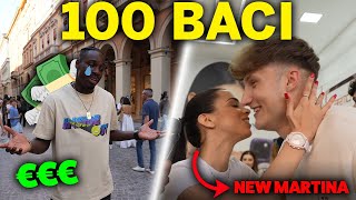 100 BACI CHALLENGE💋BIANCO VS NERO CLAMOROSO BACIO DI NEW MARTINA [upl. by Arramat]