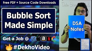 Bubble Sort Algorithm in Hindi [upl. by Intihw]