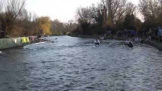 Lent Bumps 2011 M1 race 3 pileup [upl. by Tranquada]