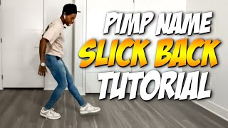 Pimp Named Slickback Tiktok Dance Tutorial  Jubi Slide [upl. by Damarra364]