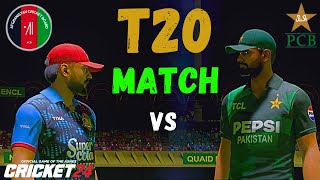 Gulbadin Naib🔥 AFGHANISTAN VS PAKISTAN T20 MATCH IN LAHORE  CRICKET 24 [upl. by Osher]