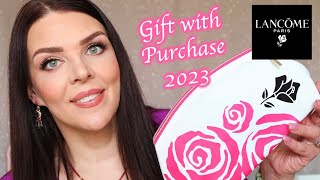 Lancome Gift with Purchase 2023  Lancome Makeup Prices Swatches and Review 😱 [upl. by Eisdnil]