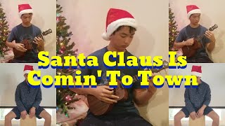 Santa Claus Is Comin To Town  Bruce Springsteen  Ukulele Cover  Ukudabs [upl. by Aranat]