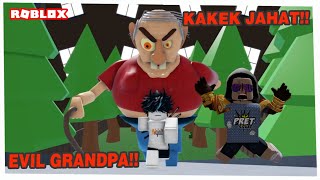 Aku amp DudungPret Dikejar Kakek Jahat  ESCAPE EVIL GRANDPA OBBY Roblox Indonesia [upl. by Ahsap]