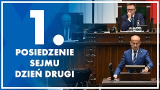 1 posiedzenie Sejmu  dzień drugi 14 listopada 2023 r [upl. by Lev684]