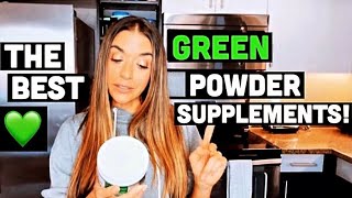 Best Green Powder Supplements  Vegan Nutritionist Recommended [upl. by Crowns]