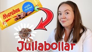 Chokladbollar med Marabou mjölkchoklad  recept [upl. by Earehs]