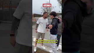 Iñigo Martínez defensa del FC Barcelona SE ENCARÓ con AFICIONADO tras INSULTO [upl. by Kim129]