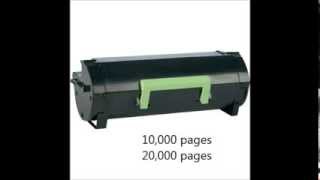 Lexmark MX511 Toner 60F2H00 [upl. by Ahs458]