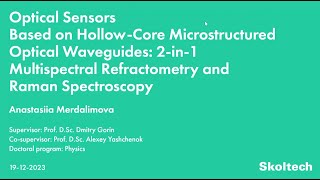 PhD Thesis Defense Anastasiia Merdalimova [upl. by Hayarahs]