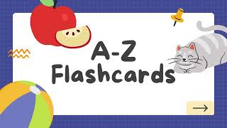 ABC Flashcards for Toddlers  Babies First Words amp ABCD Alphabets for Kids by SweetDoodles [upl. by Acinahs]