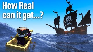 I Spent 100 Days in REAL PIRATE Minecraft [upl. by Adiehsar]