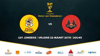 Finale BVV2019 U21 Jongens BC Oostende vs BC Kortrijk Sport [upl. by Elac]