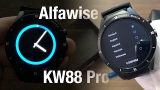 Alfawise KW88 Pro 3G Smartwatch  Unboxing [upl. by Bultman]