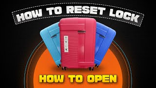 Carlton vault 4w strolly  how to reset lock  Luggage wala [upl. by Jock]