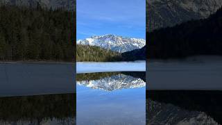 Wanderung zum Ferchensee nature travel landscape alpen mittenwaldwinter shorts bergsee [upl. by Nnylyma456]