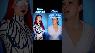 storyteller the hero has her sidekick distract the villain youtubeshorts shorts fantasy funny [upl. by Syah462]