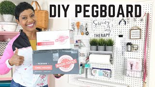 Build Your Own Pegboard with Hooks That Dont Fall Off 2020 [upl. by Rizzo]