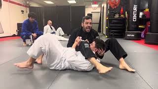 Pendulum Sweep to armlock to triangle to armlock flow [upl. by Laenaj926]