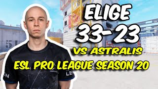 CS2 POV  Complexity EliGE 3323 vs Astralis Vertigo  ESL Pro League Season 20 [upl. by Airotcivairam55]