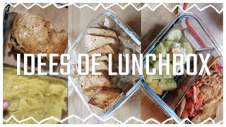 Idées de lunch box pour emporter au travail 5 jours dans mon assiette [upl. by Sybley]