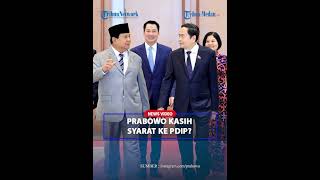 SYARAT PDIP Gabung ke Kabinet Prabowo Subianto❗ [upl. by Tnairb935]