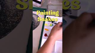 slithering through pt 1 drawing snakes paintingtutorial realisticart snakevideo [upl. by Acimat527]