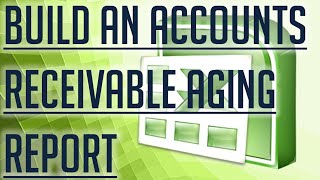 Free Excel Tutorial BUILD AN ACCOUNTS RECEIVABLE AGING REPORT IN EXCEL  Full HD [upl. by Bywoods]