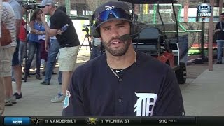 ATLDET JD Martinez discusses spring routines [upl. by Anelat]