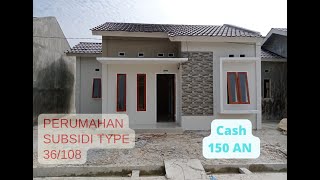 Review Perumahan Subsidi Minimalis Type 36 108 [upl. by Ahsinyar]