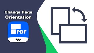 How to change the page orientation of a pdf file in Wondershare PDFelement [upl. by Trudi]