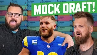 HeadtoHead Mock Draft  Fantasy Football 2024  Ep 1605 [upl. by Eurd632]