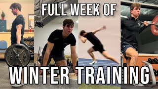 Winter Sprint Training Week  D1 Track amp Field [upl. by Marzi]