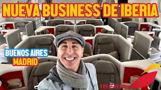 NUEVA BUSINESS CLASS DE IBERIA AIRBUS 350 NEXT DE BUENOS AIRES A MADRID [upl. by Gilges]