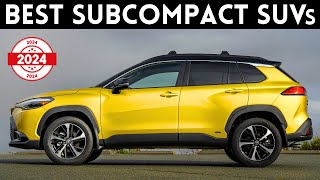 Top 5 Best Subcompact SUVs For 2024 Most Reliable Affordable and Efficient [upl. by Relyk]