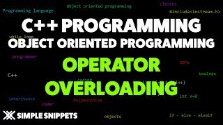 Operator overloading in c  What is overloading in OOP  types of operator overloading in C [upl. by Blayne939]