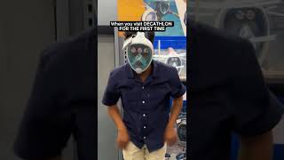 Sports shop near me😎funny trending comedy relatable ytshorts sports boys decathlon cricket [upl. by Rojas]