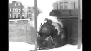 Archival Footage Train exiting Brockvilles Railway Tunnel c1935 [upl. by Hplodur885]