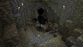 Minecraft cave sounds but they are unsettling monsters [upl. by Platus46]