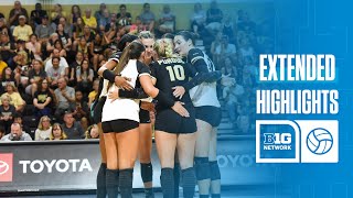 UC Davis at Purdue  Extended Highlights  Big Ten Volleyball  09012024 [upl. by Ahsiam736]