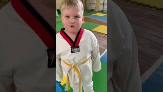 Тимур высказался😂 тхэквондо taekwondo дети [upl. by Dodi]