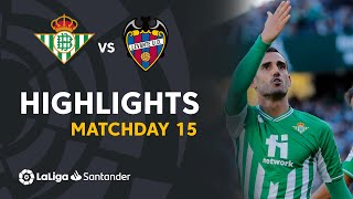 Resumen de Real Betis vs Levante UD 31 [upl. by Sivaj]