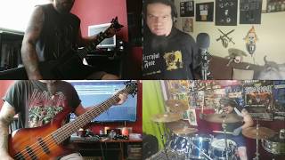 SLAYER  Postmortem  Full band cover [upl. by Eenwahs]