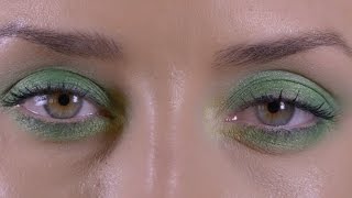 HOW TO Green Eye Shadow with Fatima Thomas  MAC Cosmetics [upl. by Ki]