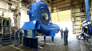 The Fabrication and Assembly of an 85MW Francis Turbine at Ebco Industries [upl. by Epperson]