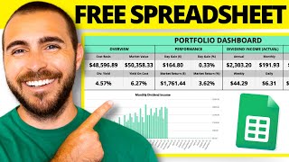 FREE Dividend Portfolio Tracker v70  MASSIVE Updates  Walkthrough 📊 [upl. by Yddub]