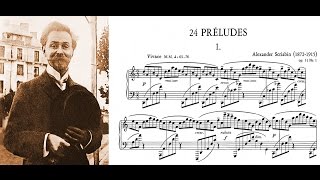 Scriabin plays his Prelude Op 11 No 1 [upl. by Galang]